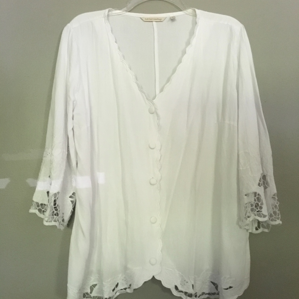 Soft Surroundings Half Moon Bay Top